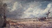 John Constable Spring:East Bergholt Common china oil painting artist